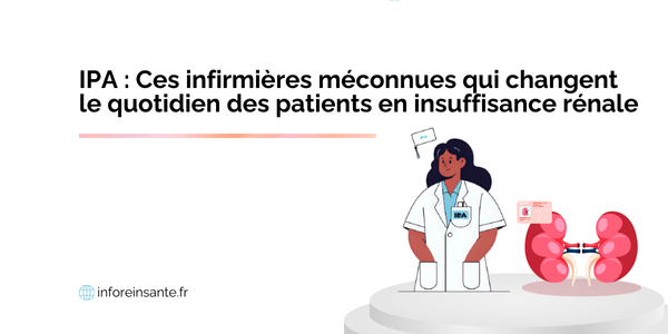une infirmière IPA les mains dans les poches de sa blouse